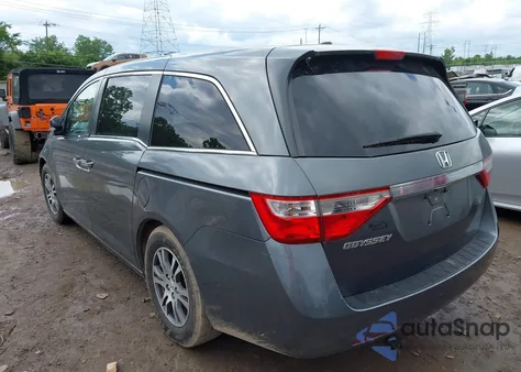 2012 Honda Odyssey Ex-L из США, поврежденный, VIN 5FNRL5H62CB027162
